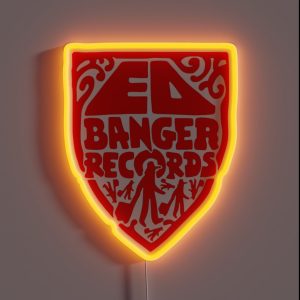 Ed Banger Records Old Logo RGB Neon Sign