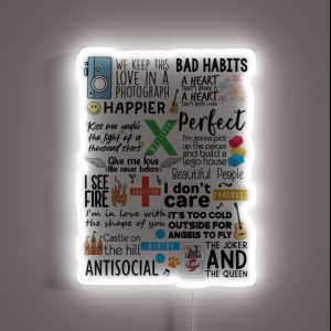 Ed S Songbook RGB Neon Sign