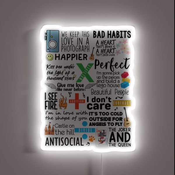Ed S Songbook RGB Neon Sign