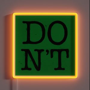 Ed Sheeran Dont RGB Neon Sign