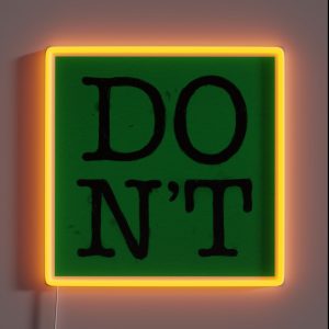 Ed Sheeran Dont RGB Neon Sign