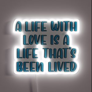 Ed Sheeran Lyrics Tank Top RGB Neon Sign