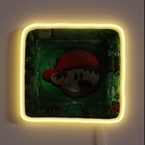 Eddie Bull Crash Box RGB Neon Sign