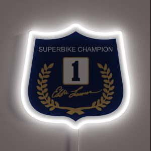 Eddie Lawson Superbike Champion RGB Neon Sign