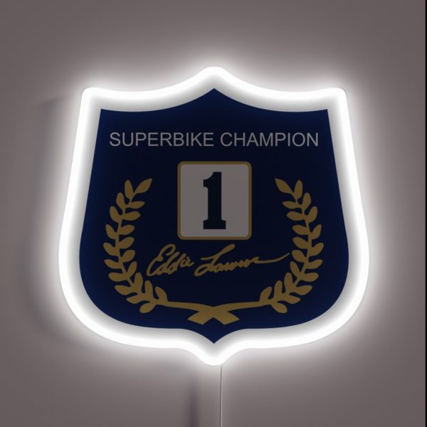 Eddie Lawson Superbike Champion RGB Neon Sign