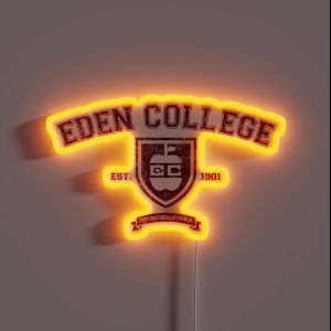 Eden College Varsity RGB Neon Sign