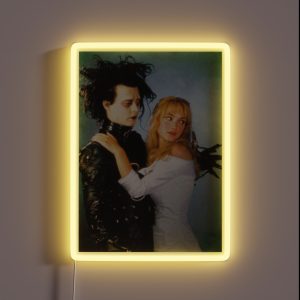 Edward Scissorhands Poster RGB Neon Sign
