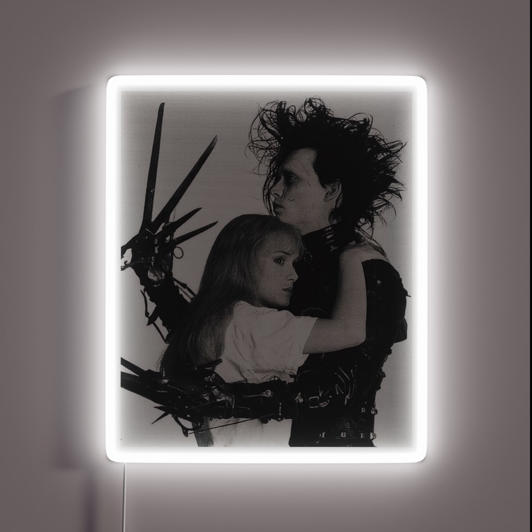 Edward Scissorhands RGB Neon Sign Edward Scissorhands RGB Neon Sign