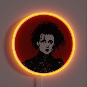 Edward Scissorhands RGB Neon Sign