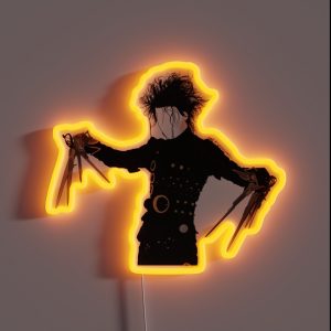 Edward Scissorshand RGB Neon Sign
