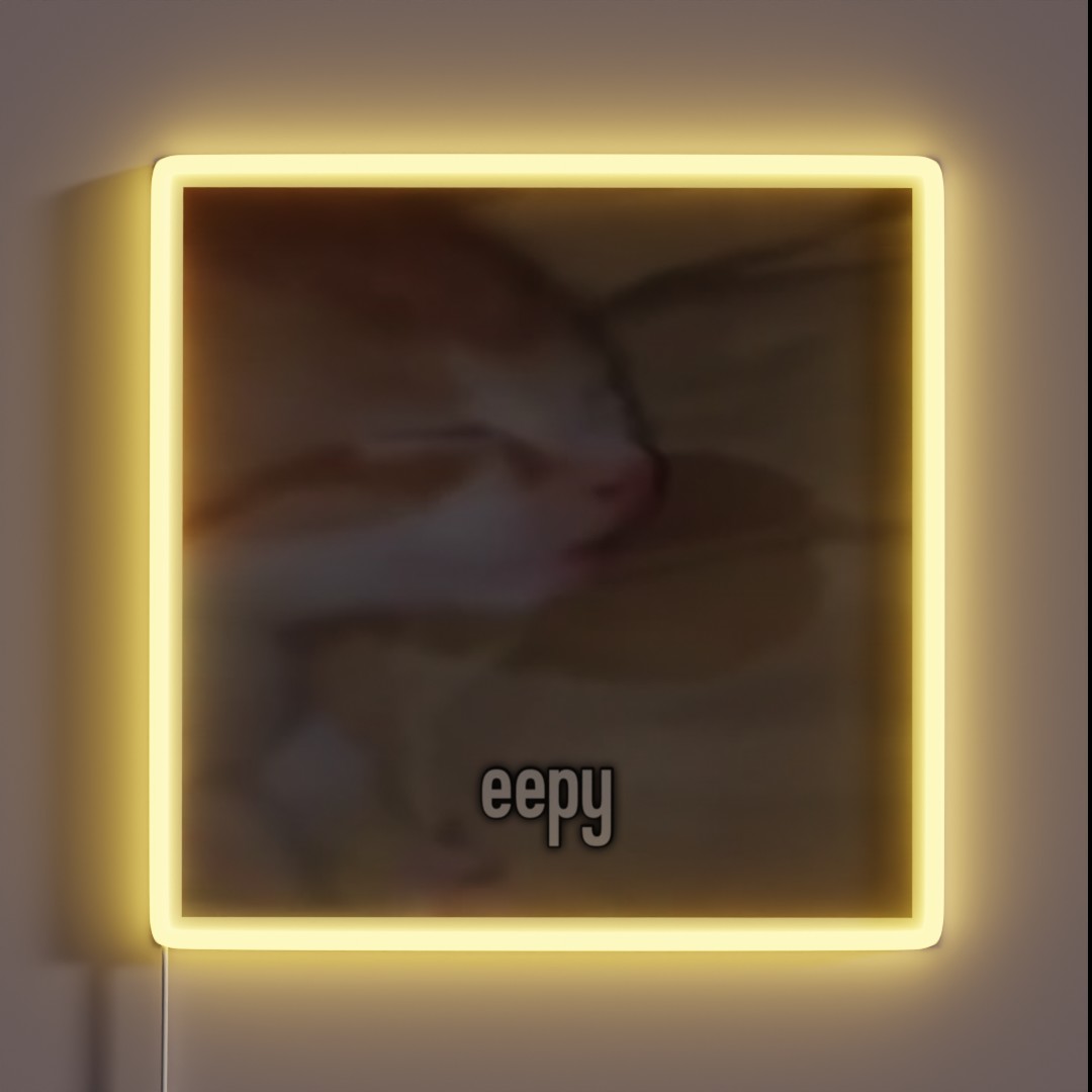 Eepy Cat RGB Neon Sign Eepy Cat RGB Neon Sign