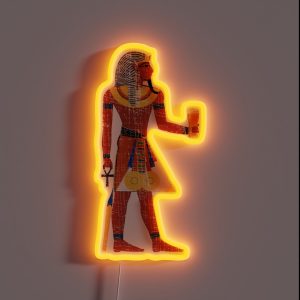 Egyptian Drinking Craft Beer Graphic RGB Neon Sign