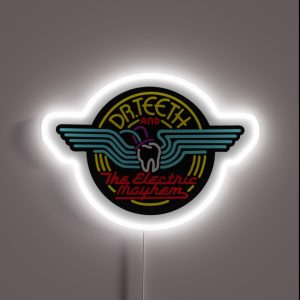 Electric Mayhem Black RGB Neon Sign