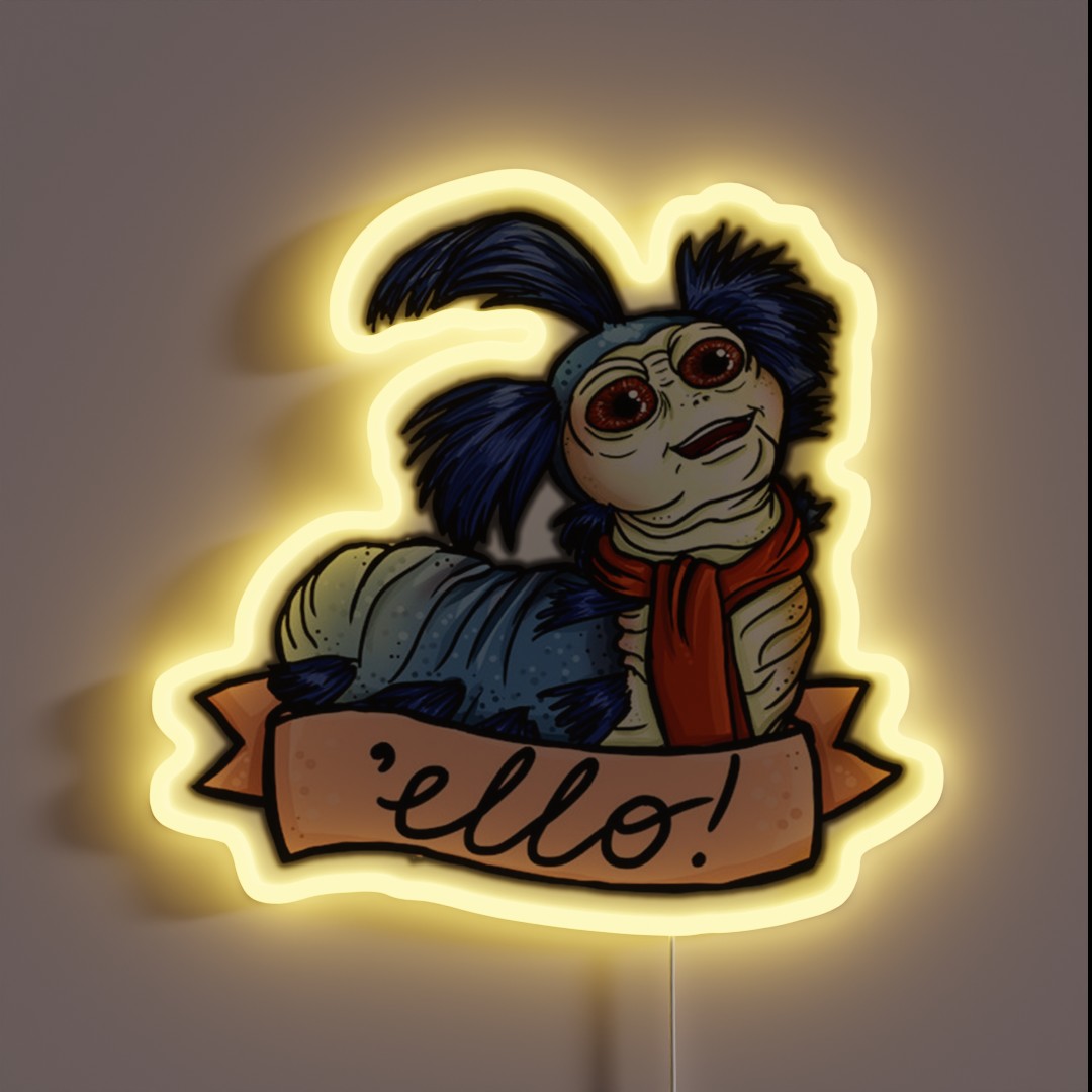 Ello Labyrinth Worm RGB Neon Sign Ello Labyrinth Worm RGB Neon Sign