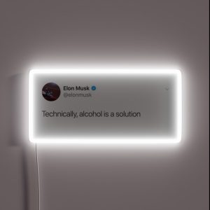 Elon Musk Tweet RGB Neon Sign