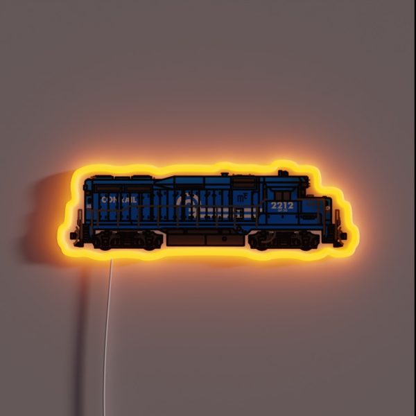 EMD GP30 Conrail RGB Neon Sign