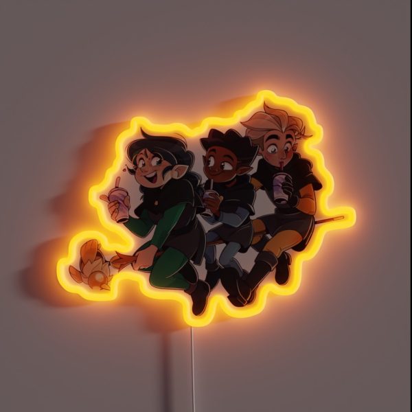 Emerald Trio RGB Neon Sign