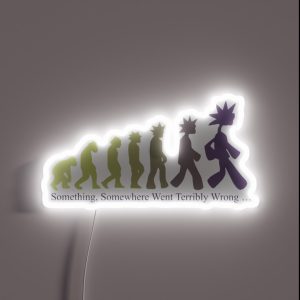 Emergency Intercom Something Somewhere Merch Purple Green RGB Neon Sign