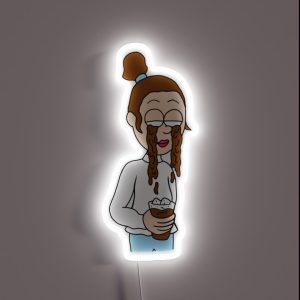 Emma Chamberlain Coffee Tears RGB Neon Sign