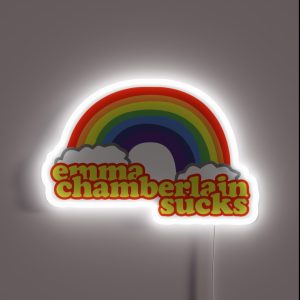 Emma Chamberlain Merch Emma Chamberlain Sucks RGB Neon Sign