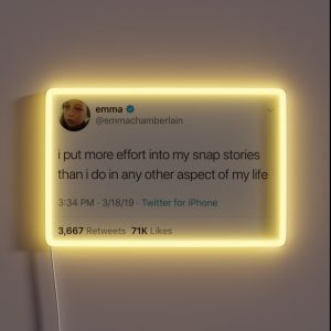 Emma Chamberlain RGB Neon Sign
