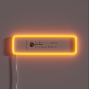 Emma Chamberlain Tweet RGB Neon Sign