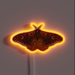 Emperor Moth RGB Neon Sign
