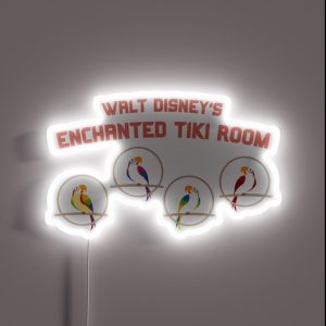 Enchanted Tiki Room Birds RGB Neon Sign