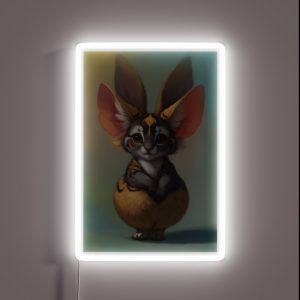 Enchanting Fantasy Animal Art RGB Neon Sign