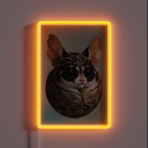 Enchanting Fantasy Animal Art RGB Neon Sign