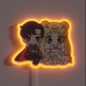 Endymion And Princess Serenity RGB Neon Sign