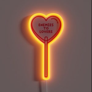 Enemies To Lovers Lollipop RGB Neon Sign