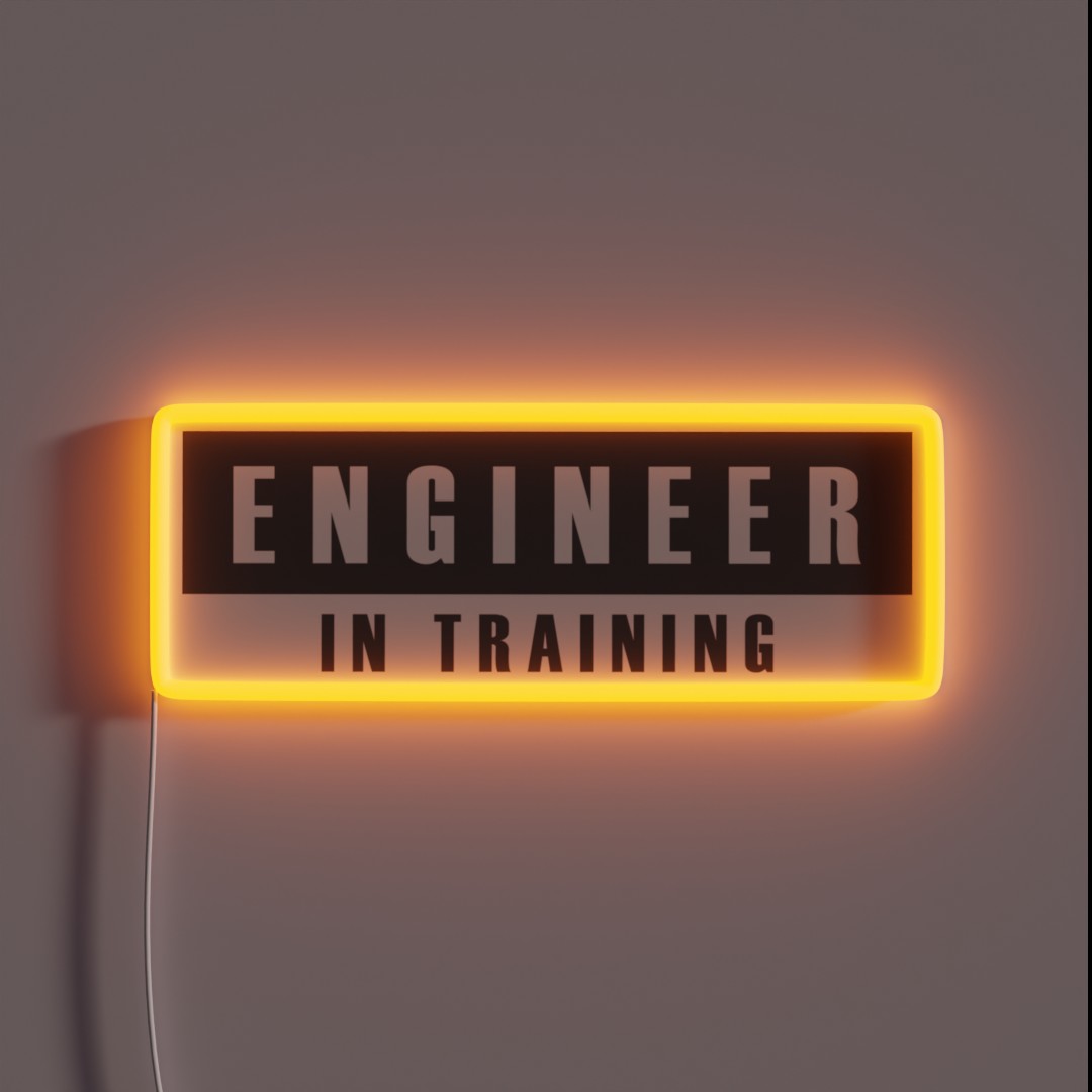 Engineer In Training RGB Neon Sign Engineer In Training RGB Neon Sign