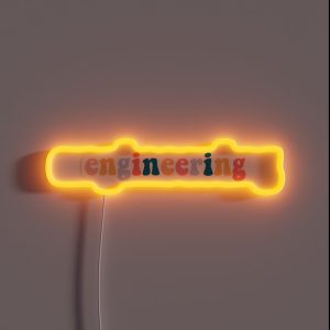 Engineering RGB Neon Sign Engineering RGB Neon Sign