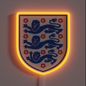 England Football RGB Neon Sign