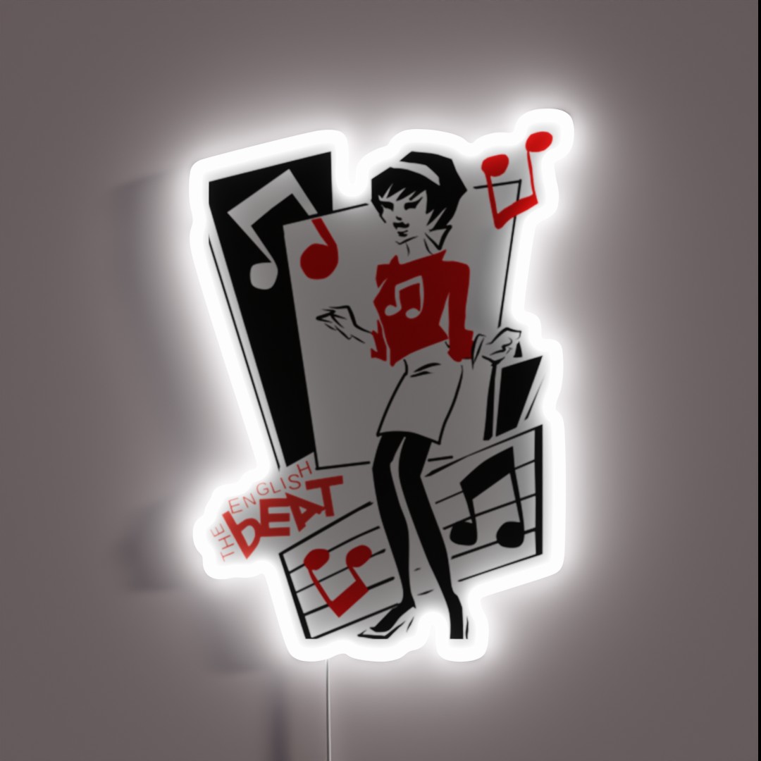 English Beat RGB Neon Sign English Beat RGB Neon Sign