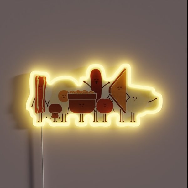 English Breakfast RGB Neon Sign