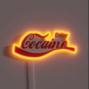 Enjoy Cocaine RGB Neon Sign
