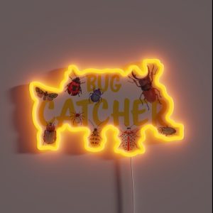 Entomology Bug Catcher Entomology Insect Bug Entomology Design Bug Future Entomologist Insect Gift RGB Neon Sign