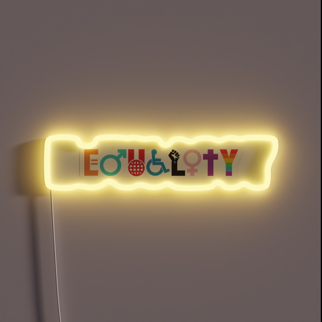 Equality RGB Neon Sign Equality RGB Neon Sign