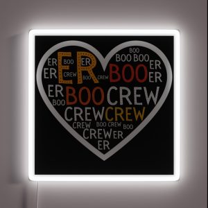 ER Boo Boo Crew Heart Shaped RGB Neon Sign