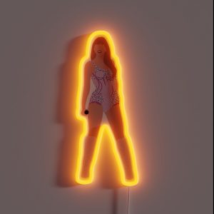Eras Tour Lover Pink Blue RGB Neon Sign