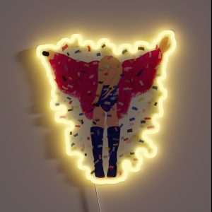 Eras Tour Magenta Jacket RGB Neon Sign
