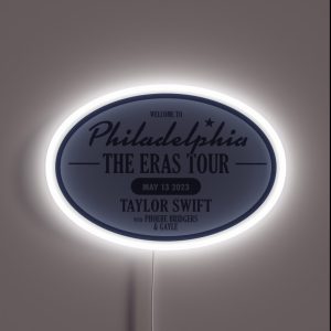 Eras Tour Philadelphia Night 2 May 13 RGB Neon Sign