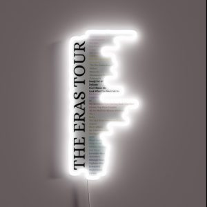 Eras Tour Setlist RGB Neon Sign Eras Tour Setlist RGB Neon Sign
