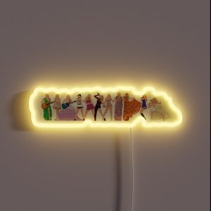 Eras Tour Taylors With TTPD RGB Neon Sign