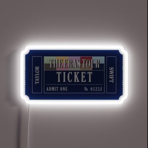 Eras Tour Ticket RGB Neon Sign