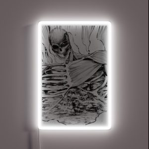 Eren Protecting Mikasa RGB Neon Sign