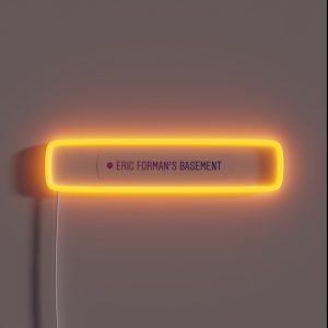 Eric Forman S Basement Instagram Geotag RGB Neon Sign