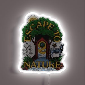 Escape To Nature Greta Van Fleet Parks Project RGB Neon Sign